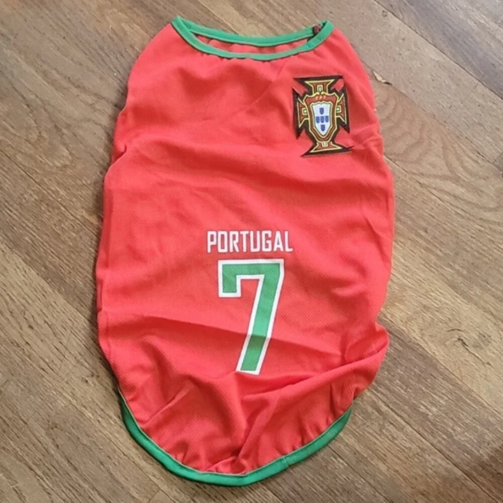 Portugual Dog Soccer Jersey